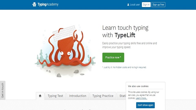Typing academy